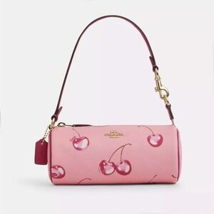COPY - Coach CR371 Nolita Barrel Bag With Cherry Print IN Flower Pink Bright Vi…